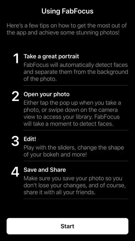 FabFocus - Portrait Mode Blur screenshot 7 of 8