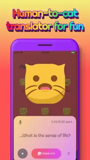 cat translator - human to meow iphone screenshot 1