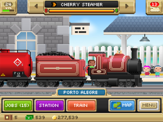 Pocket Trains: Railroad Tycoon iPad app afbeelding 1