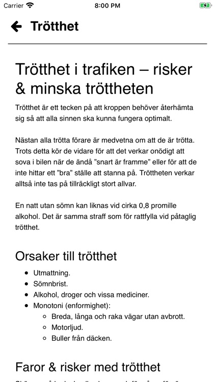 Teoriprov Körkort screenshot-5