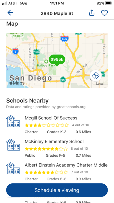San Diego Military Realtors Screenshot