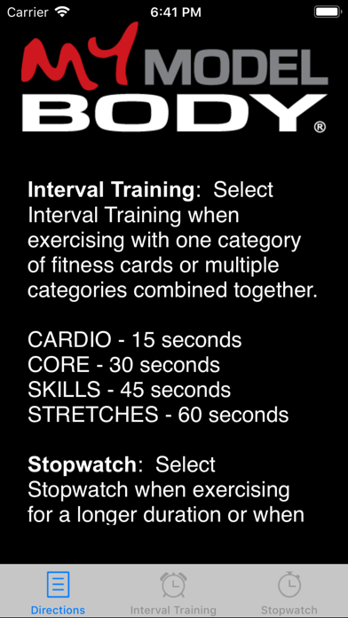 Screenshot #1 pour My Model Body Timer