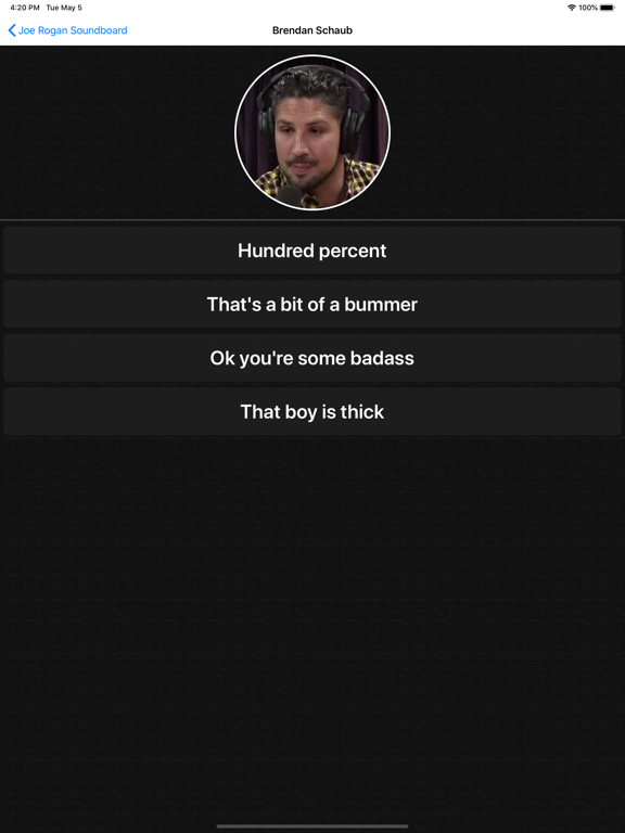 Joe Rogan Soundboard iPad screenshot 7 - Entertainment app