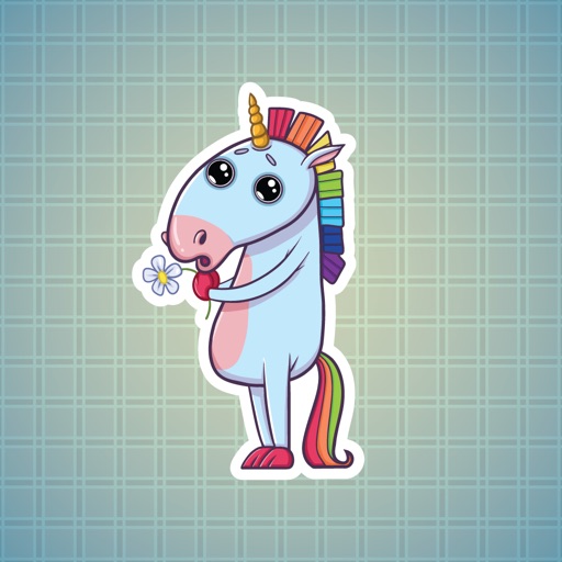 Sticker Me: Unicorn Character icon