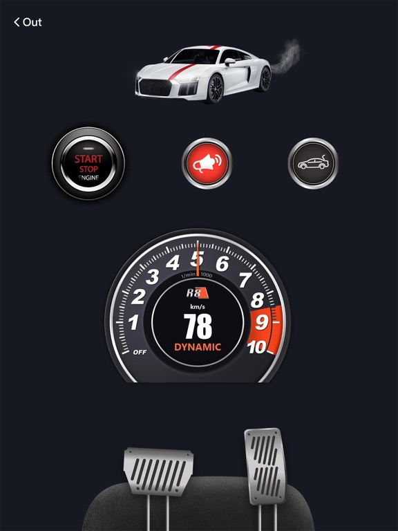 Supercars Engines Sounds iPad screenshot 4 - Navigation app