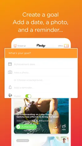 Game screenshot Pledgr - Set and achieve goals apk