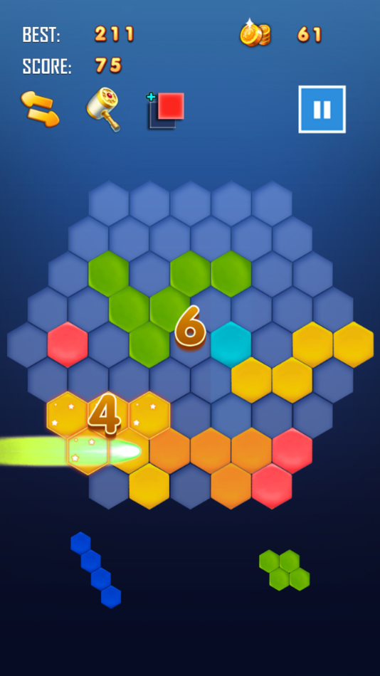 #7. Hexa Square Block Puzzle - Fun (iOS) 由: 广才 杜