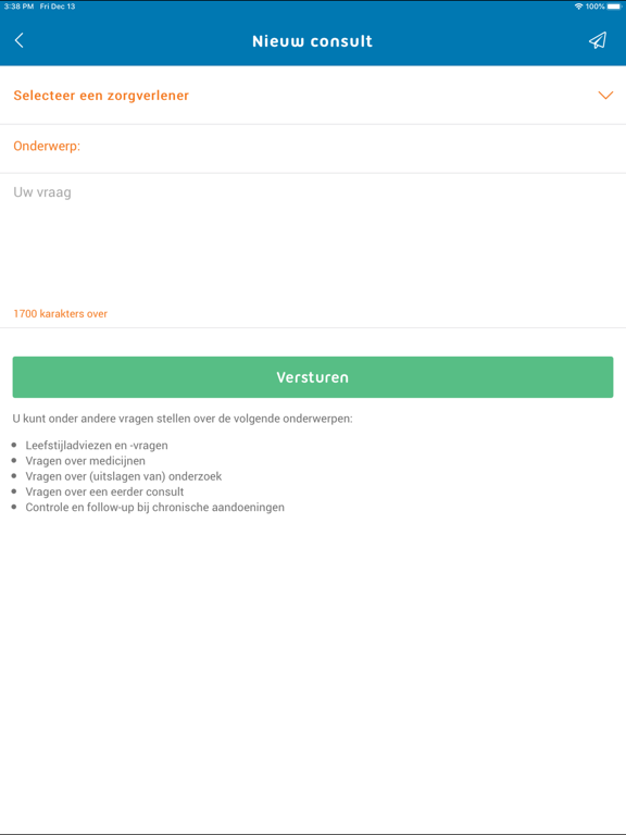 Het Huisartsenteam iPad screenshot 5 - Medical app