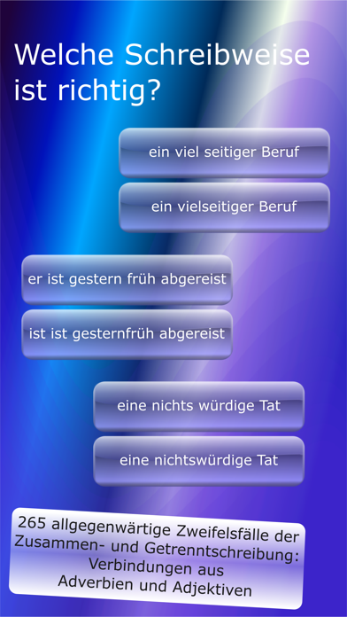 Screenshot #1 pour Zusammen oder getrennt 3