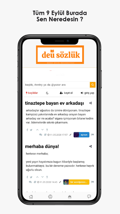 Screenshot #1 pour DEU Sözlük
