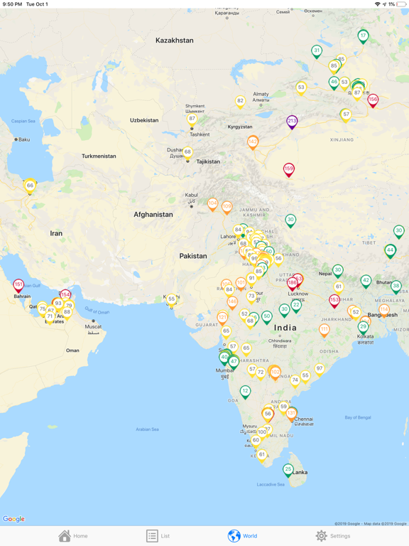 Check Air Quality Index - AQI iPad screenshot 9 - Health & Fitness app