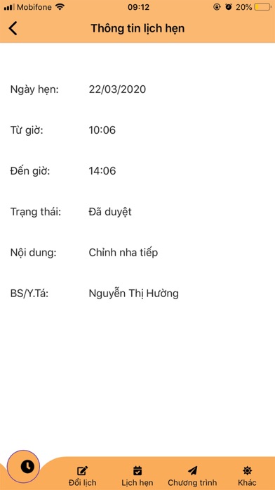 Lịch Hẹn Việt Smile screenshot 3