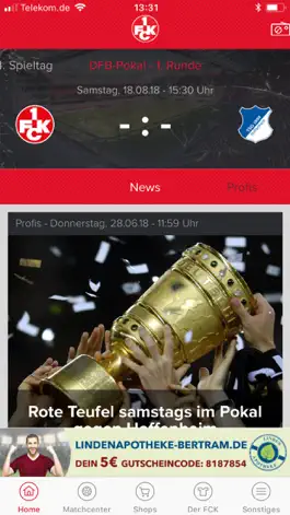 Game screenshot 1. FC Kaiserslautern App apk