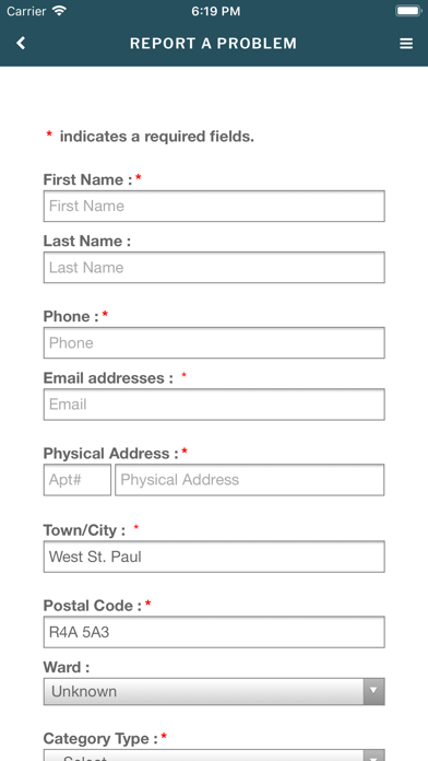App screenshot