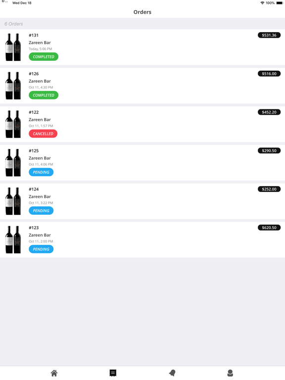 E-Booze iPad screenshot