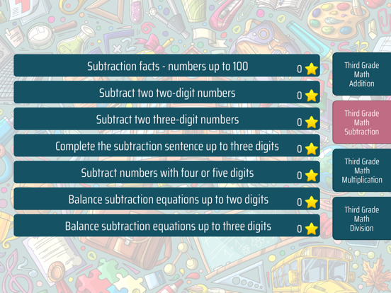 Screenshot #5 pour Third Grade Math Trainer