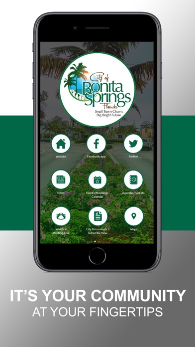 City of Bonita Springs iPhone screenshot 1 - Travel app