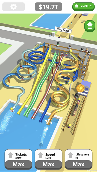 Idle Tap Splash Park Screenshot