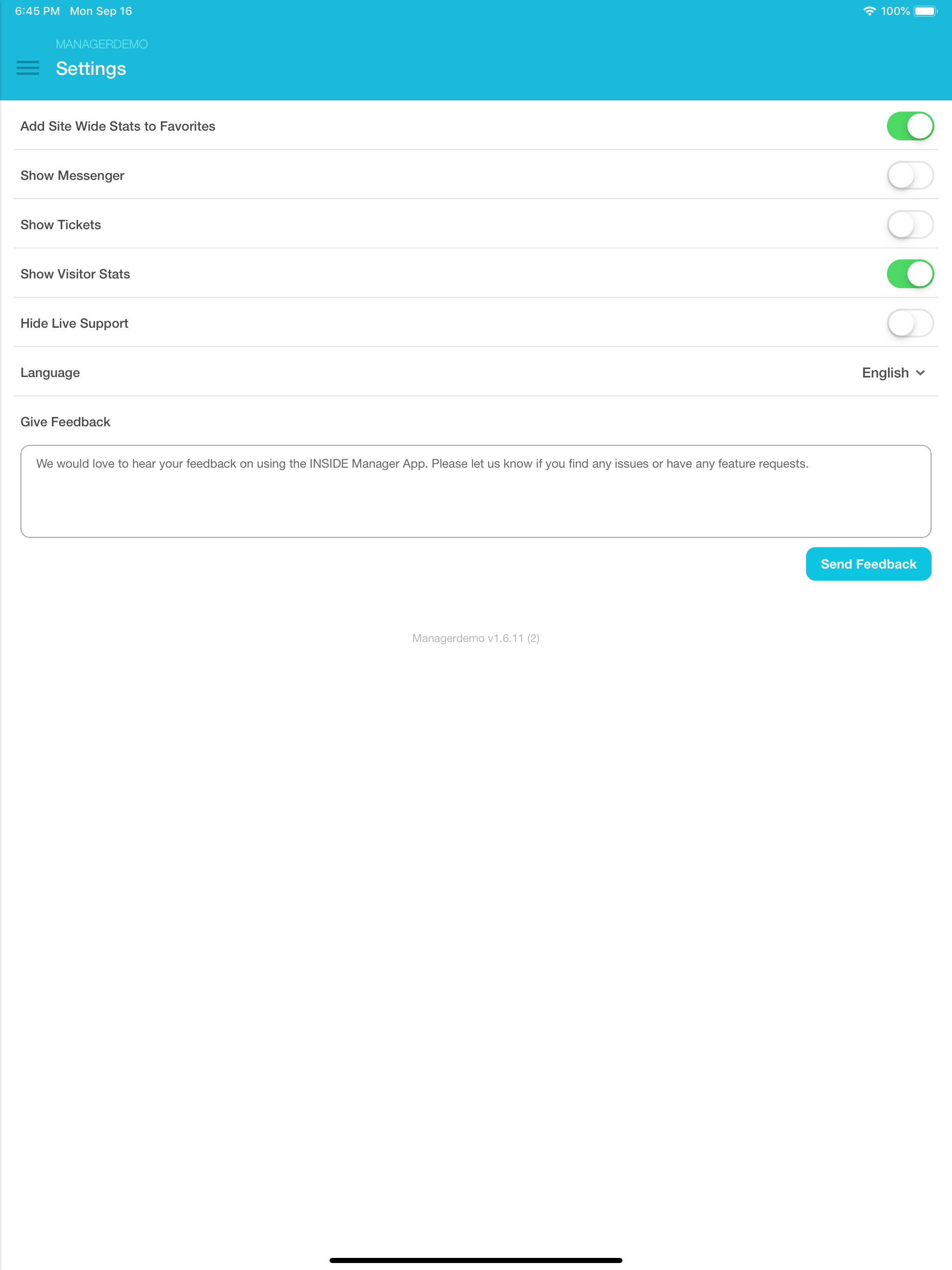 INSIDE Manager screenshot 6