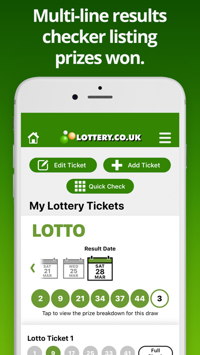 Screenshot #3 pour Irish Lotto Results