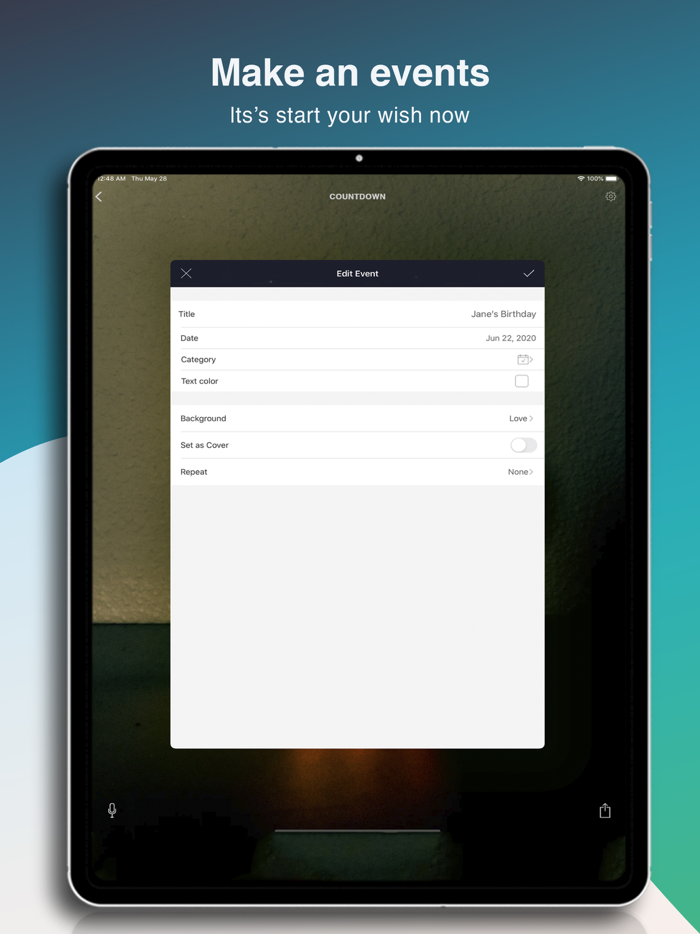 Countdown Timer - Day counter