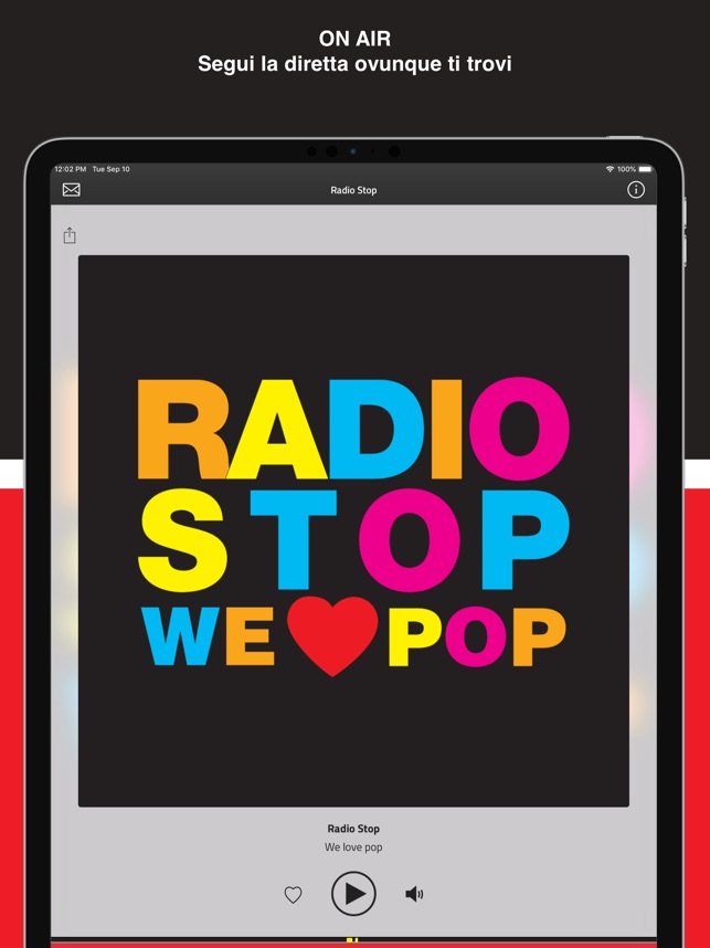 Radio Stop - la radio Pop su App Store