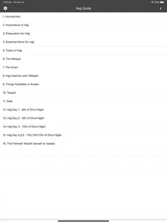 Hajj Guide for Muslims (Islam) iPad image 1