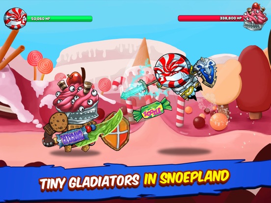 Tiny Gladiators iPad app afbeelding 1