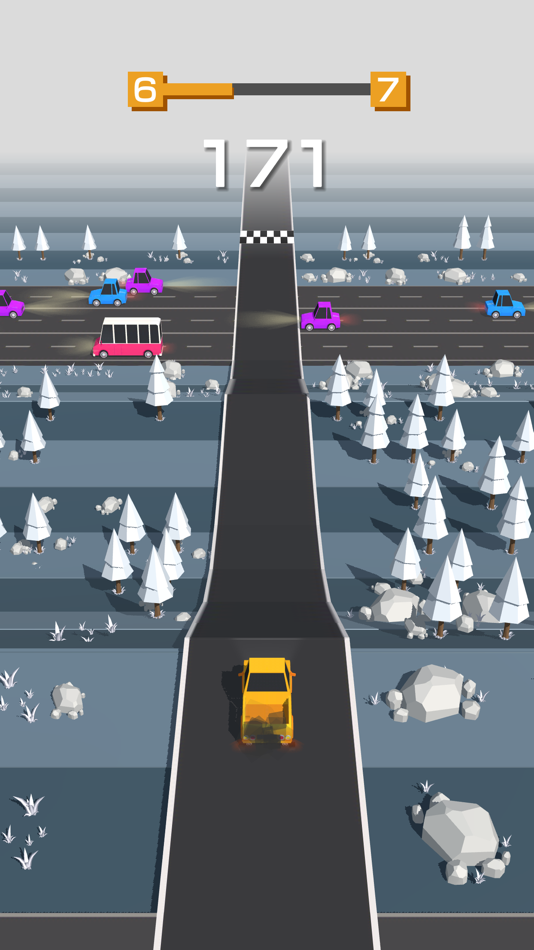#6. Traffic Run! (iOS) By: Geisha Tokyo Inc.