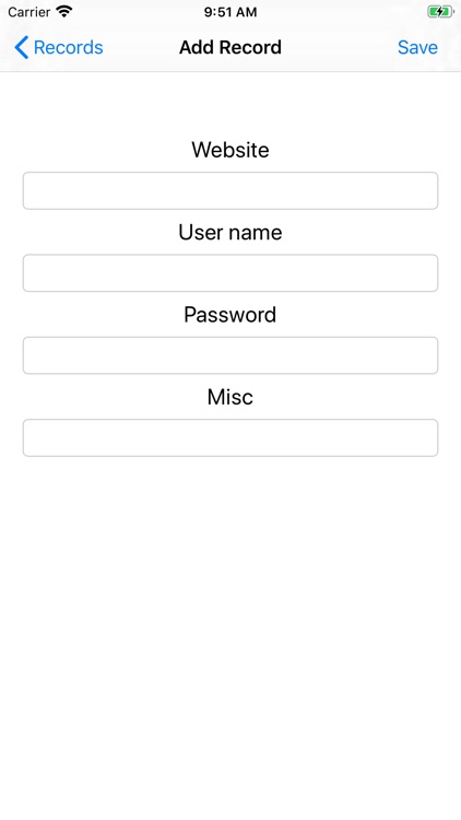 Easy Passwords Recorder screenshot-3