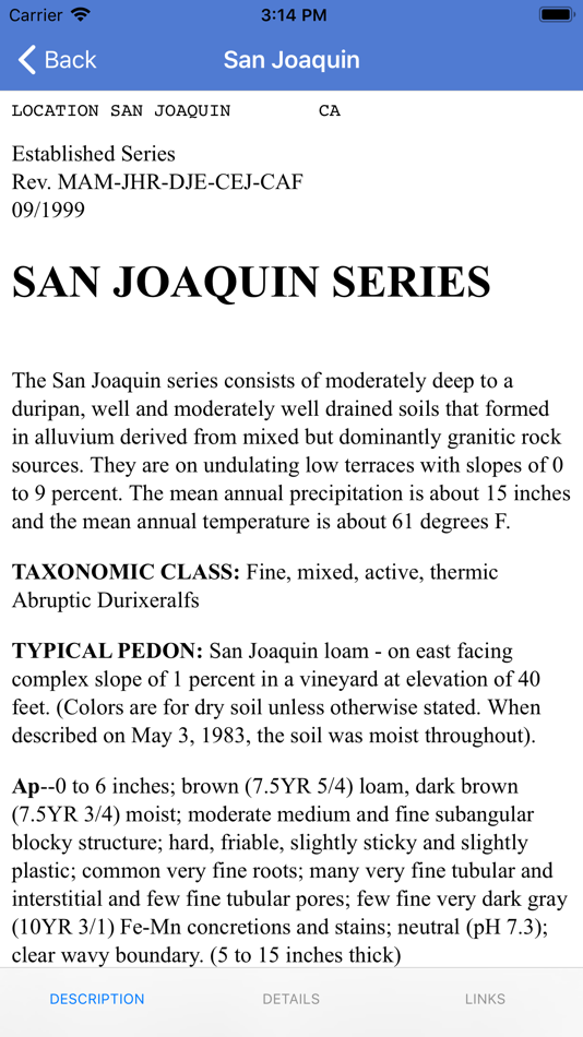 #4. SoilWeb (iOS) By: University of California, Davis