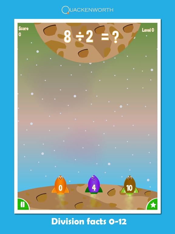 Screenshot #5 pour Fruit Rockets Multiplication