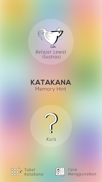 Katakana Memory Hint [Idn] Screenshot