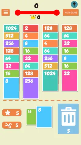 Game screenshot 2048 карт слияния hack