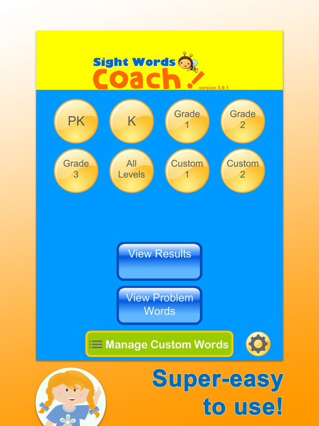 ‎Sight Words: Dolch Coach Screenshot