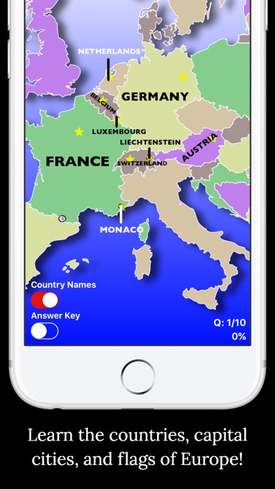 How to cancel & delete PP's Europe Geography Quiz Edu from iphone & ipad 1