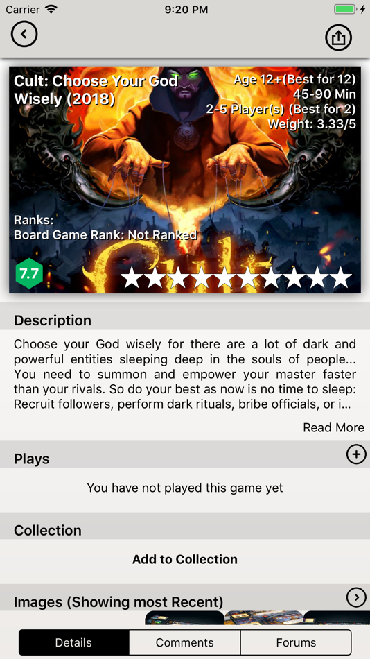 #4. BGG BoardGames Information (iOS) 由: Emilio Exposito Cordobes