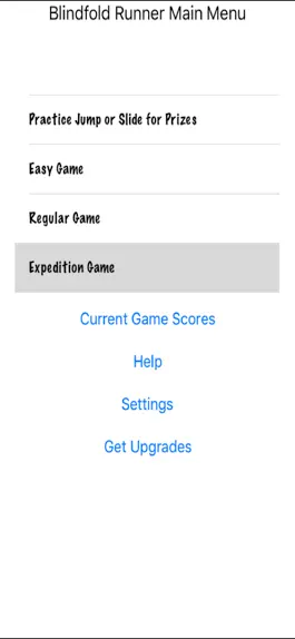 Game screenshot Blindfold Runner apk