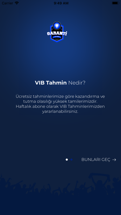 Garanti Tahmin Screenshot