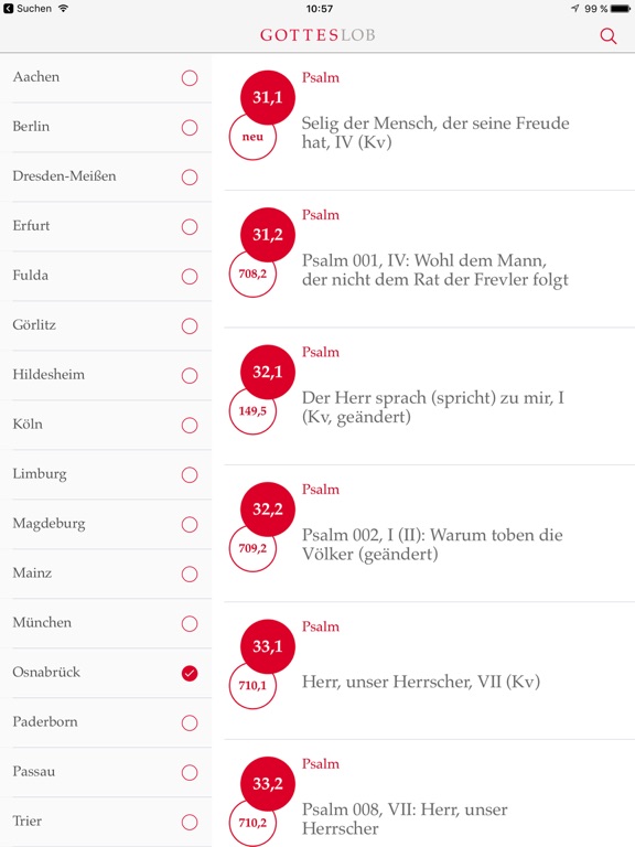 Screenshot #4 pour Liedfinder Gotteslob