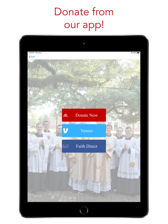 Ragin' Cajun Catholics - OLOW iPad screenshot 5 - Lifestyle app