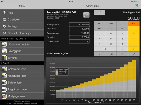 Finance Calculator Pro: Liteのおすすめ画像2