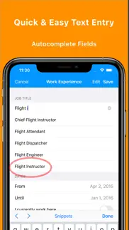 myflightresume iphone resimleri 4