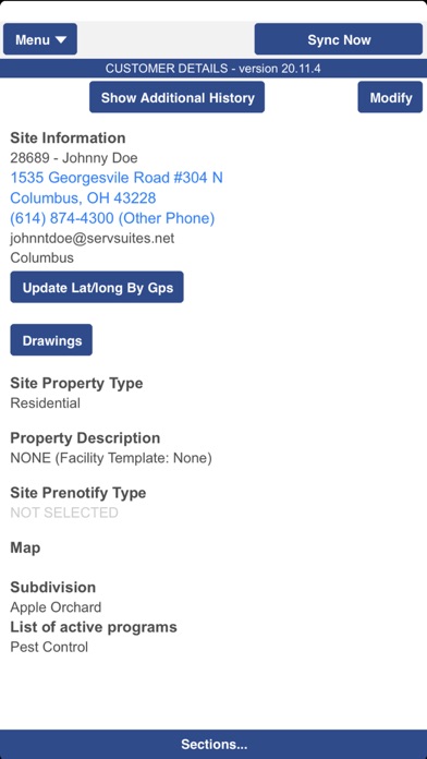 ServSuite Mobile Screenshot