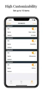 Salary Recorder screenshot #4 for iPhone