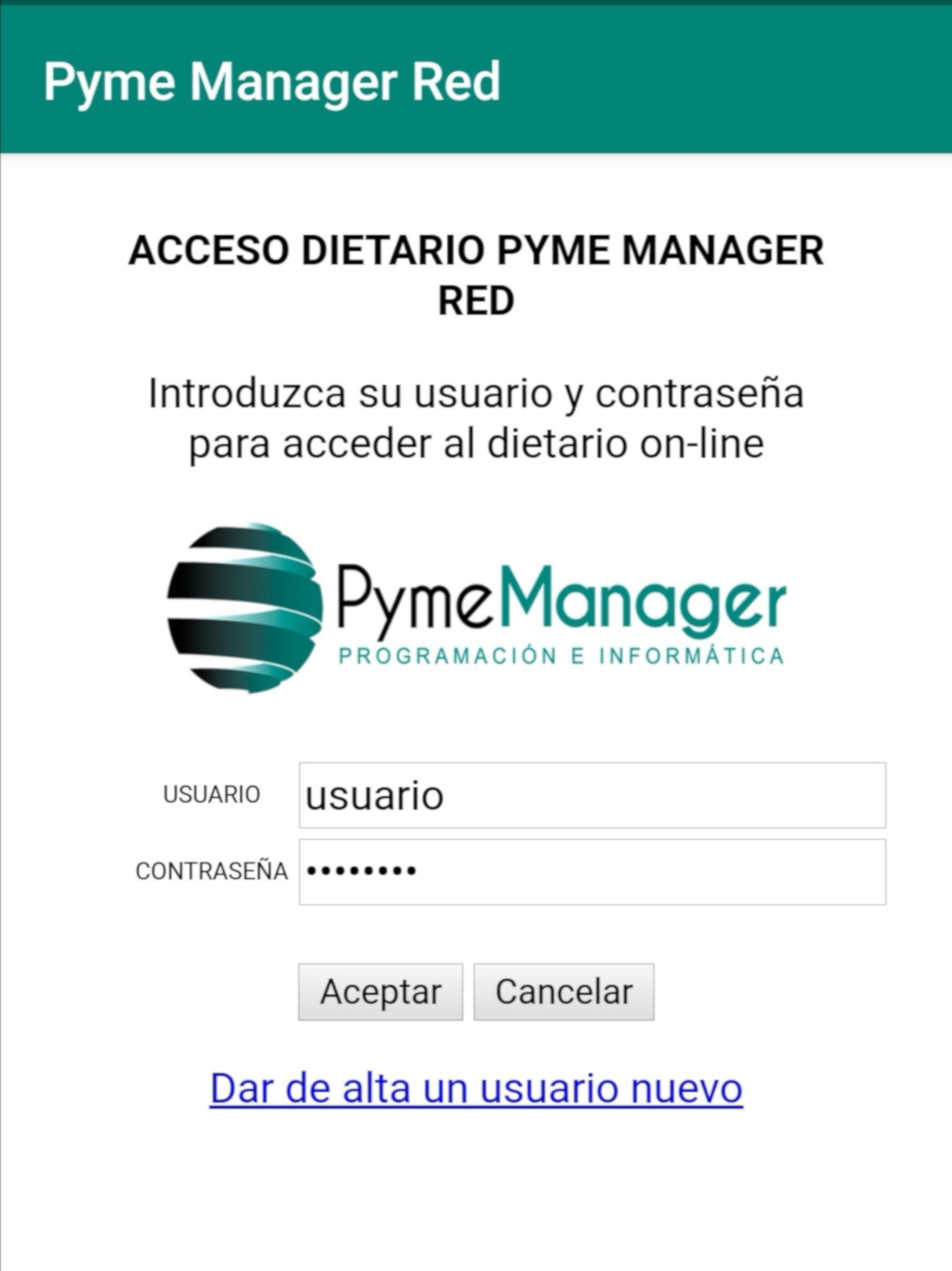 Agenda PYME Manager