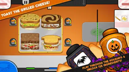 Screenshot 4 di 5 di Papa's Cheeseria To Go!