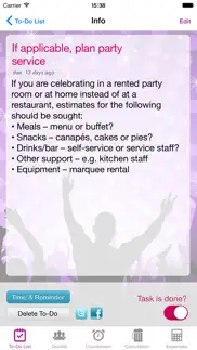 party & event planner lite iphone screenshot 3