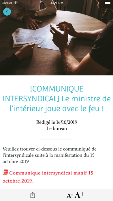 Screenshot #2 pour UNSA-SDIS33