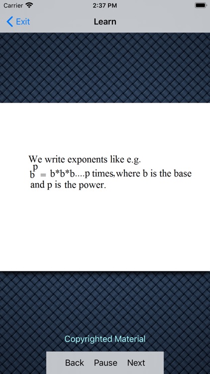 Algebra 1 - Exponents
